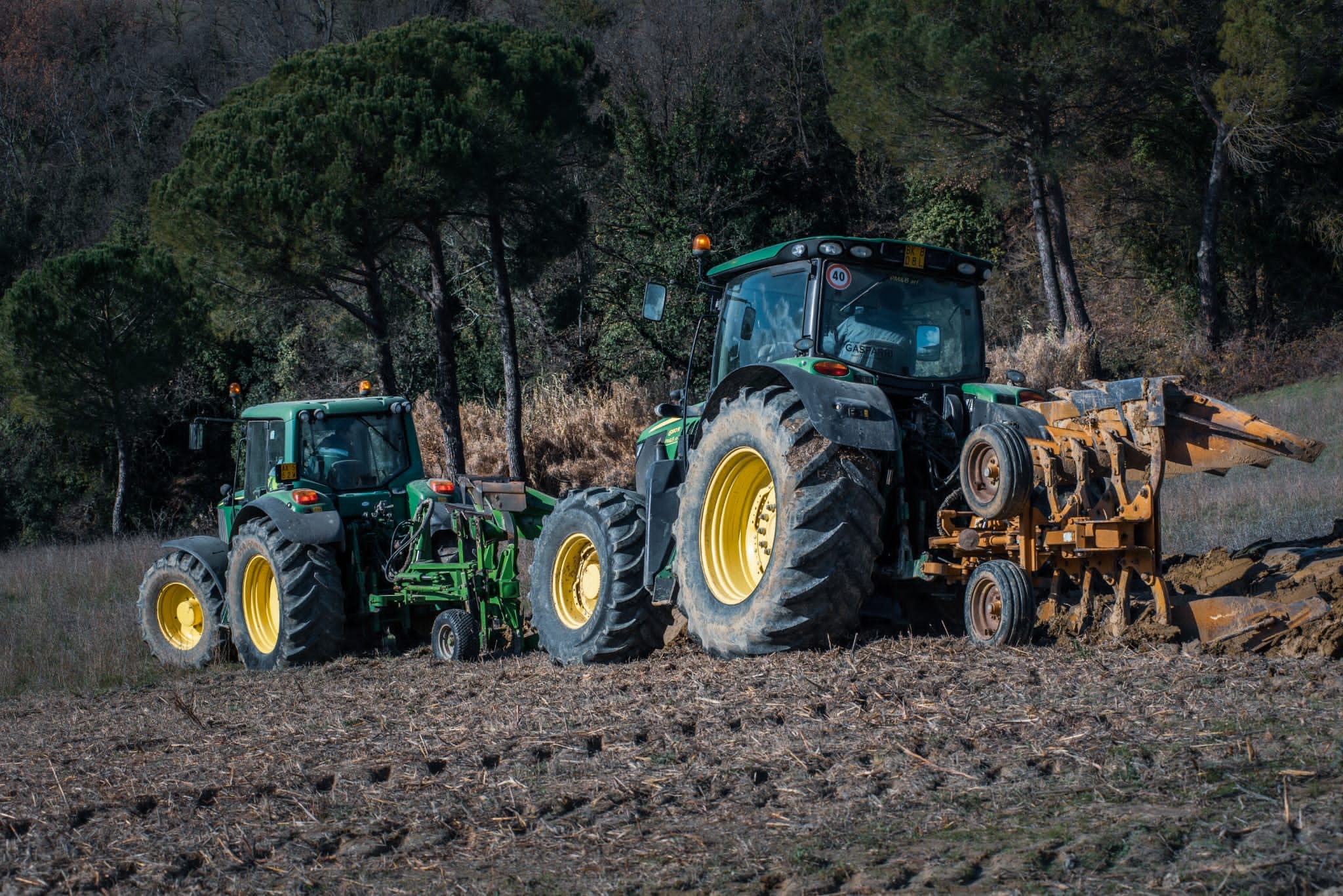 Duo di trattori John Deere